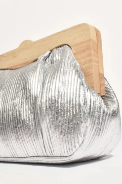 AD Mira Metallic Clutch SILVER