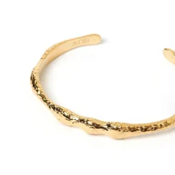 AOE Jayde Gold Cuff Bracelet