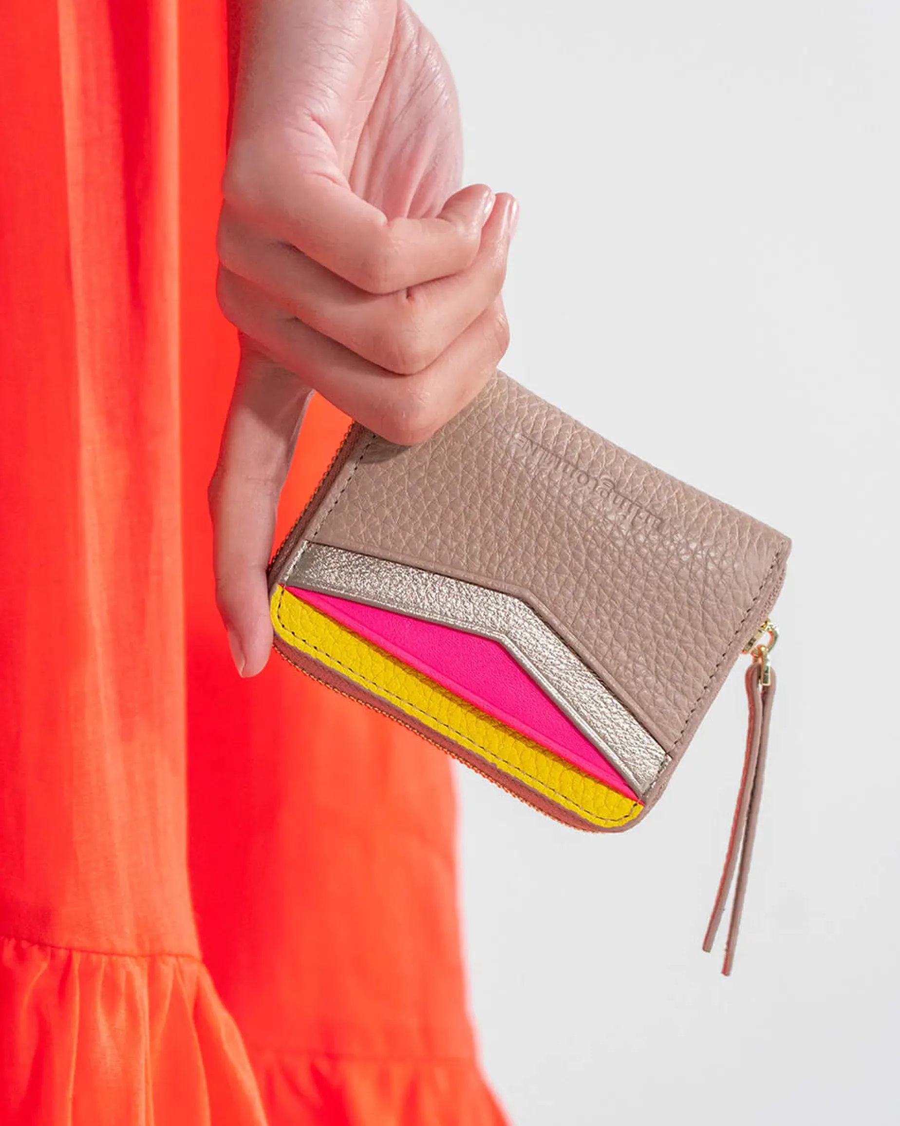 ARLINGTON Alexis Zip Purse FAWN MULTI