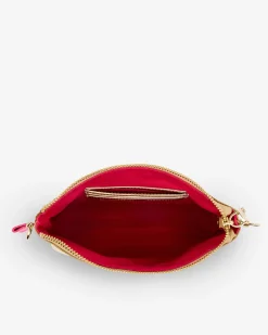ARLINGTON MILNE Alexis Crossbody GOLD CRINKLE