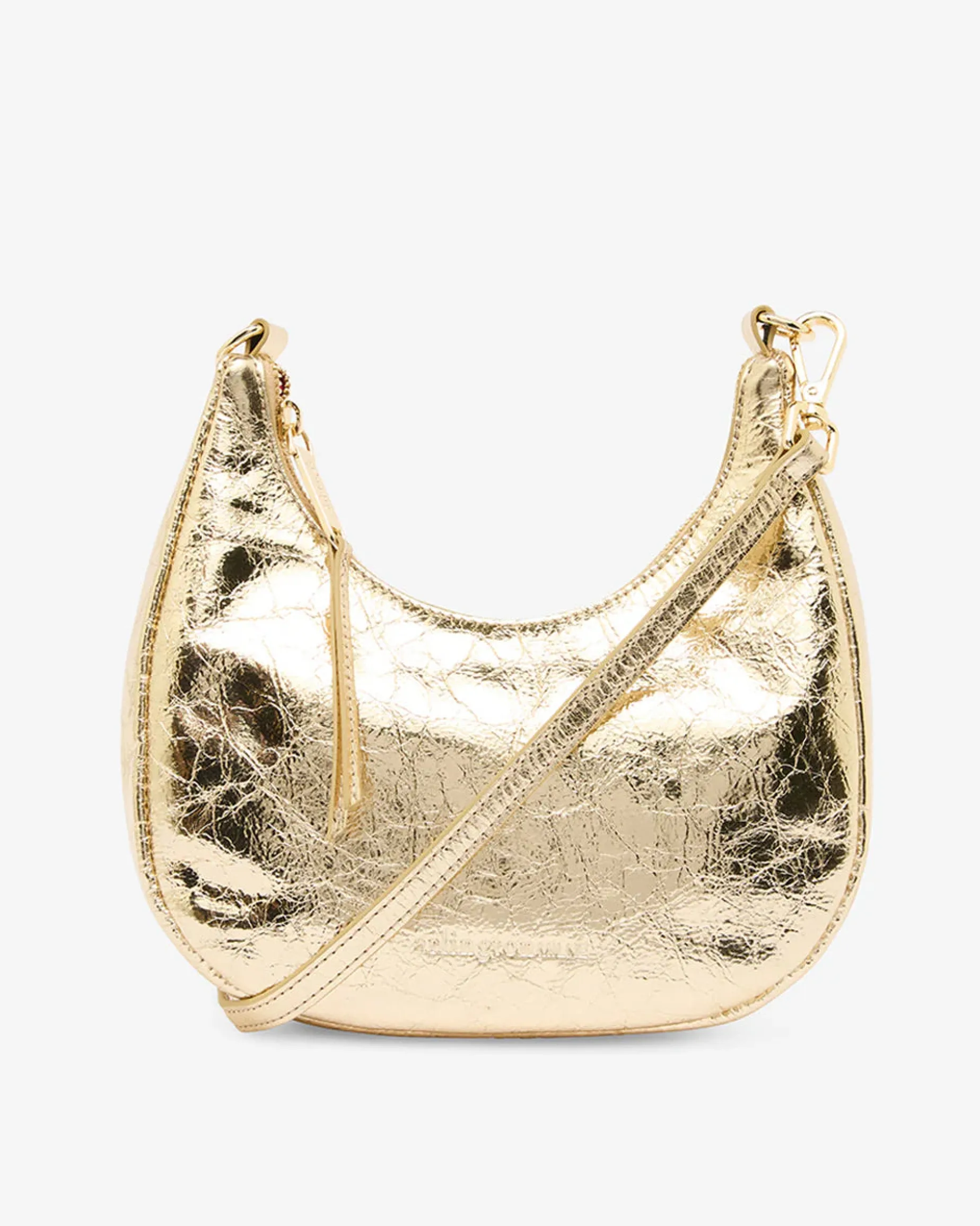 ARLINGTON MILNE Estella Bag GOLD CRINKLE
