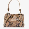 ARLINGTON MILNE Martha Bag CARAMEL PYTHON