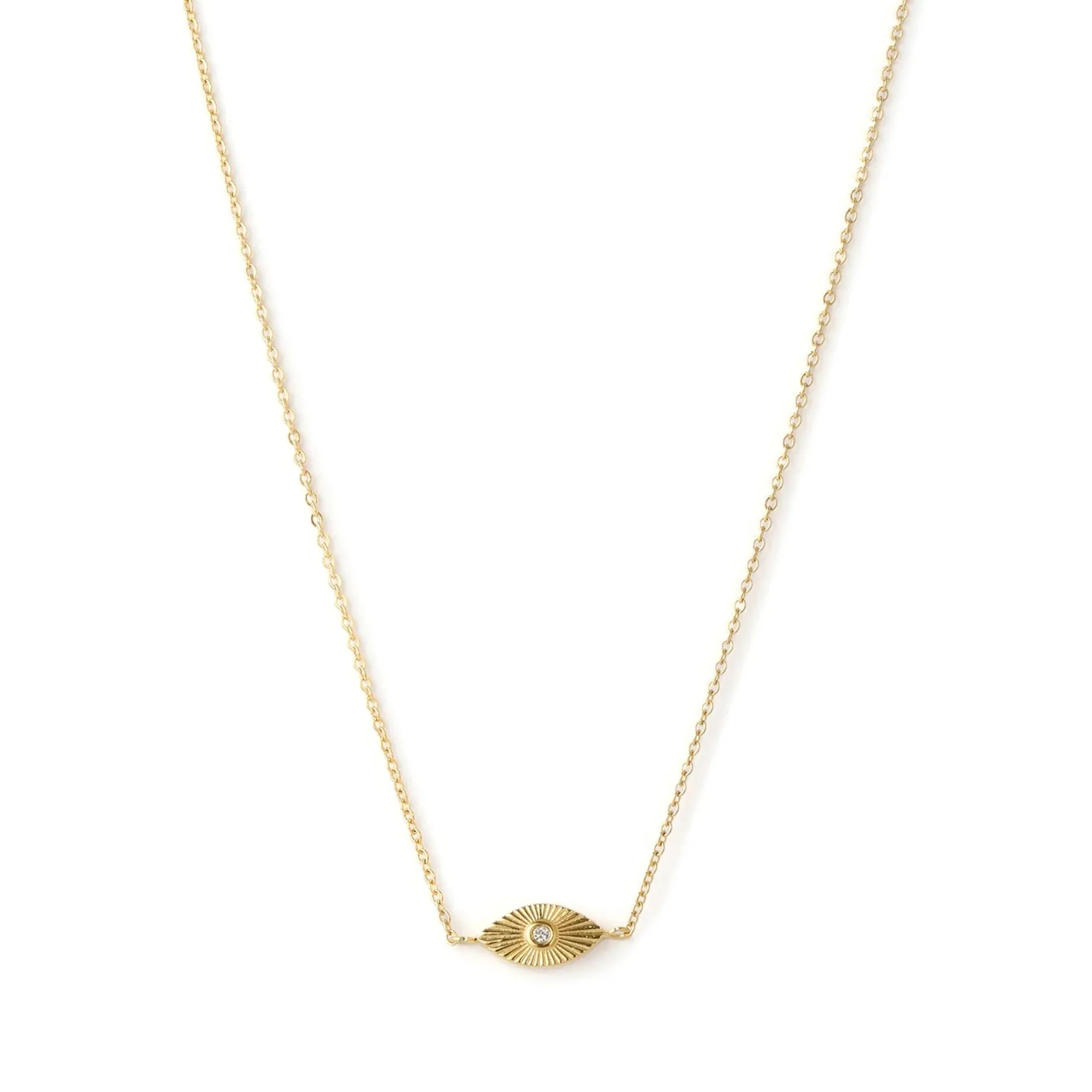 Arm of Eve Evil Eye Necklace GOLD