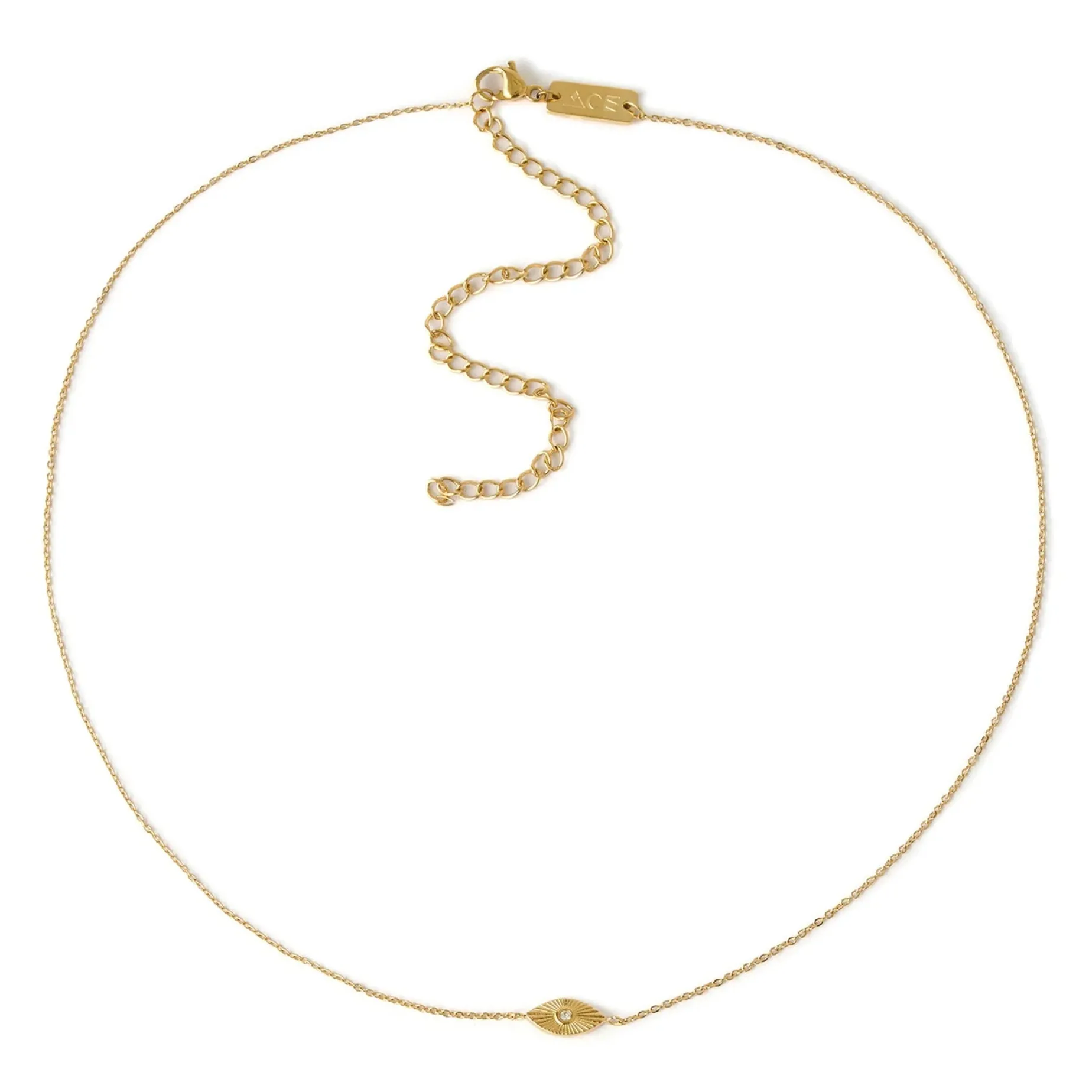 Arm of Eve Evil Eye Necklace GOLD