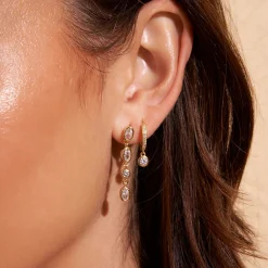 Arms of Eve Isadora Earrings Stone GOLD