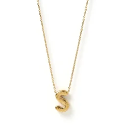 Arms of Eve Statement Letter Necklace GOLD