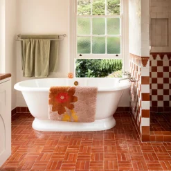 B&N23 Bathmat SUNSET FLORAL PINK