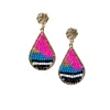 Beaded Teardrop Earrings MULTI
