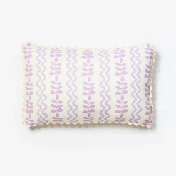 BONNIE & NEIL Cushion FERNS & WAVES LILAC 40 x 60