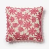 Bonnie & Neil Flannel Flower Cushion 60cm PINK