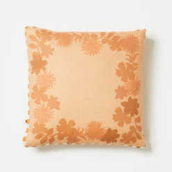 BONNIE & NEIL Flora Cushion 50cm BUFF