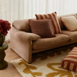 Bonnie & Neil Grain Hazelnut Cushion 50cm (PRE ORDER)