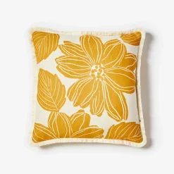 BONNIE & NEIL Margot Cushion 50cm MUSTARD