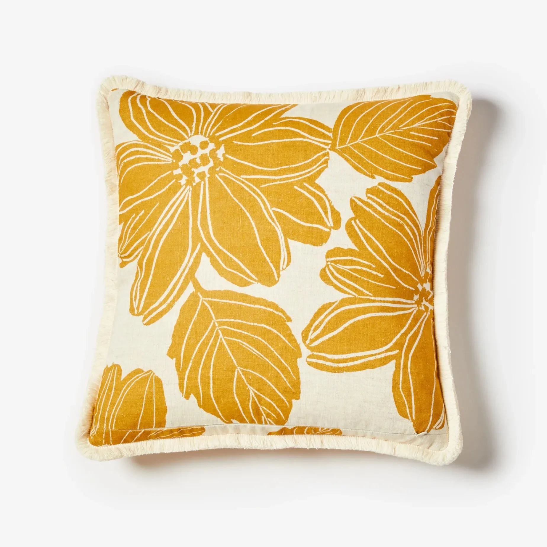 BONNIE & NEIL Margot Cushion 50cm MUSTARD
