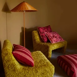 Bonnie & Neil Mave Cushion 50cm ROSE