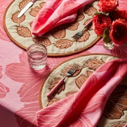 BONNIE & NEIL Medium Tablecloth MARGOT PINK 250cm x 145cm