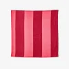 BONNIE & NEIL Napkins Set 4 BIG STRIPE CERISE