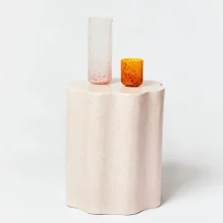 BONNIE & NEIL Wave Speckle Side Table SOFT PINK