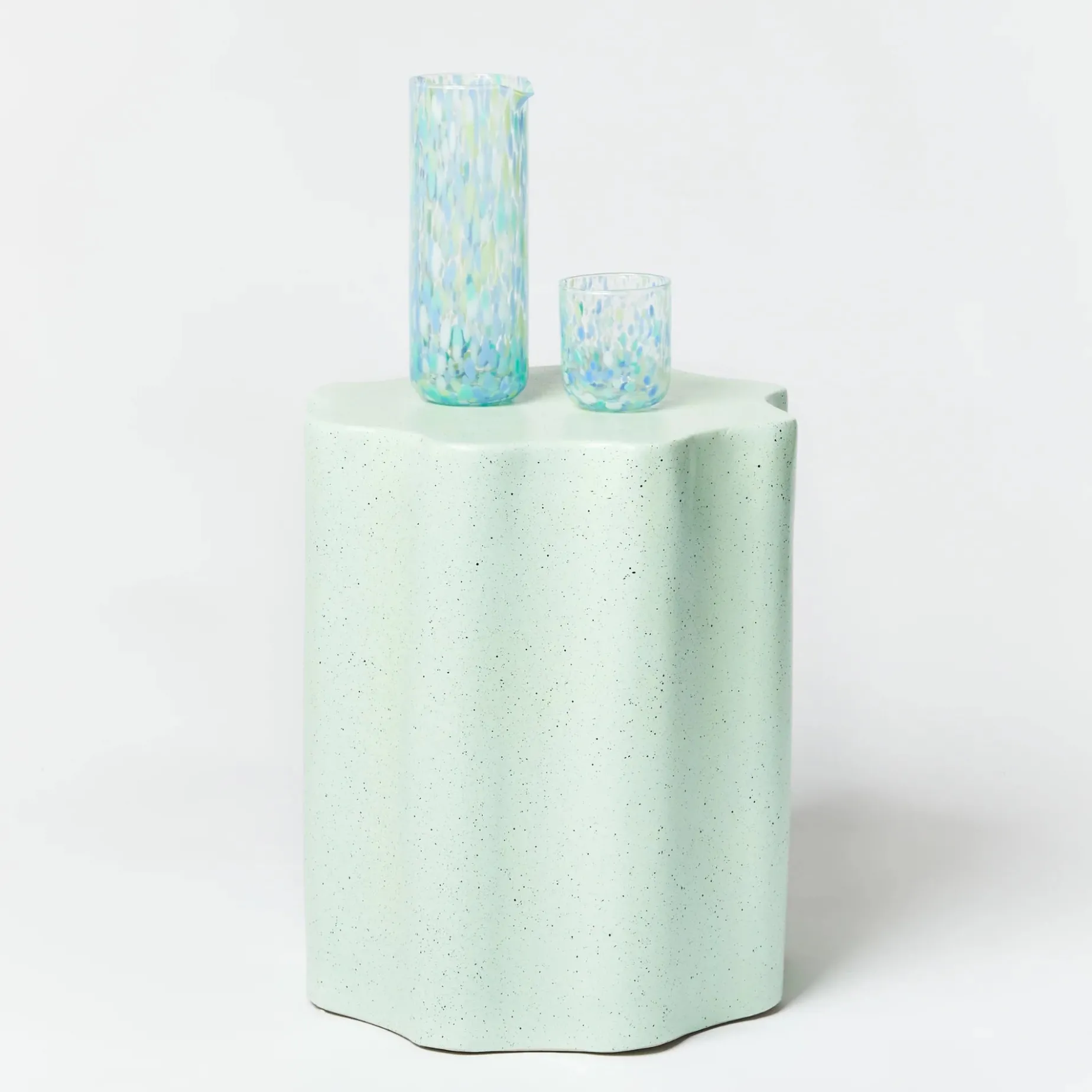 BONNIE & NEIL Wave Speckle Side Table MINT