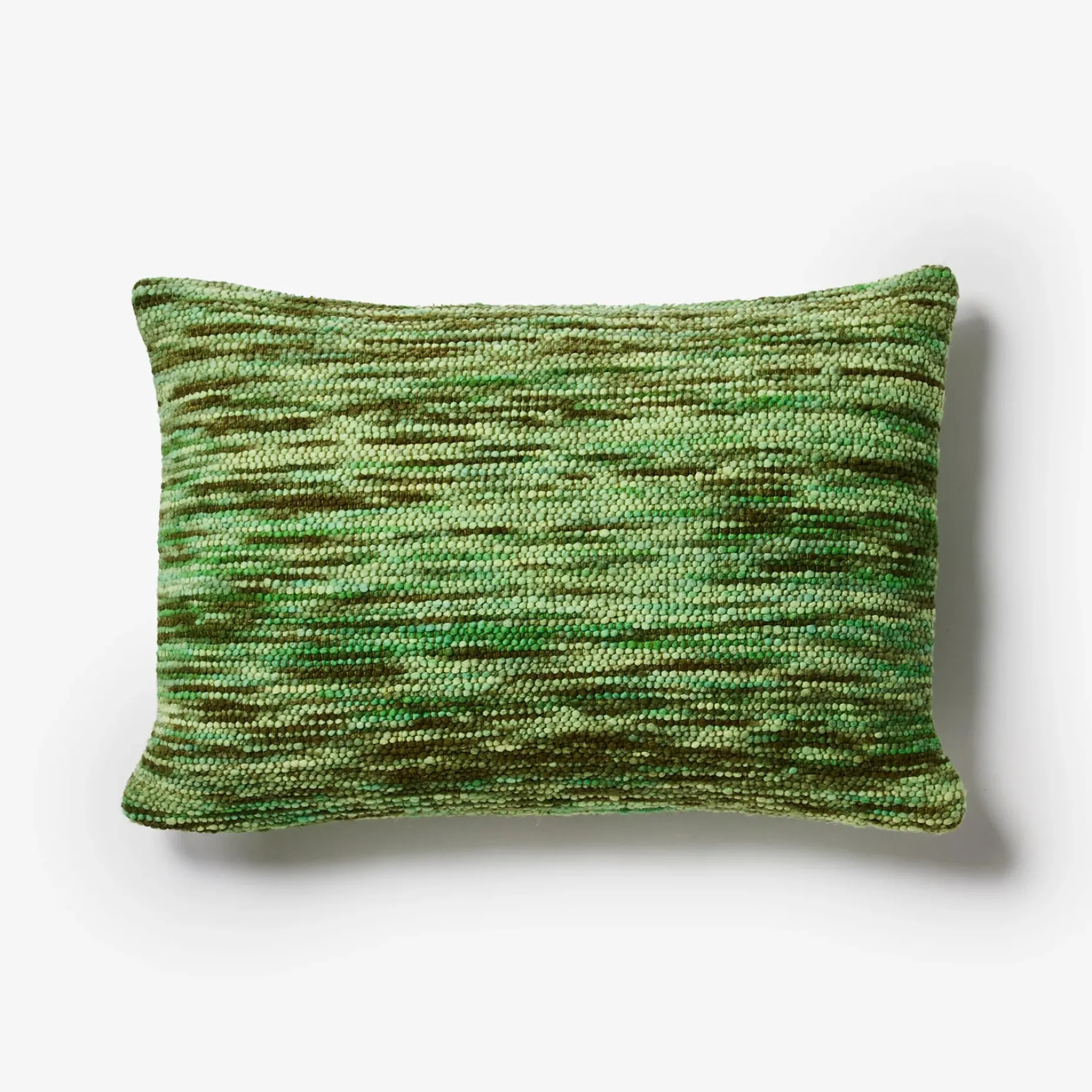 Bonnie & Neil Wool Marle Cushion 40x60cm EMERALD