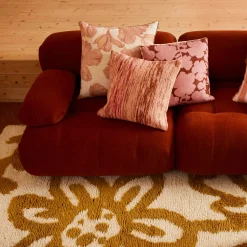 Bonnie & Neil Wool Marle Cushion 50cm PINK