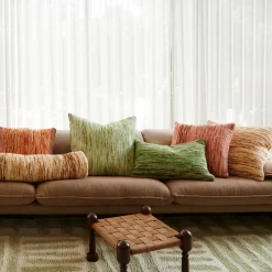 Bonnie & Neil Wool Marle Cushion 40x60cm EMERALD