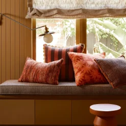 Bonnie & Neil Wool Marle Cushion 40x60cm RUST