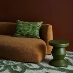 Bonnie & Neil Wool Marle Cushion 40x60cm EMERALD