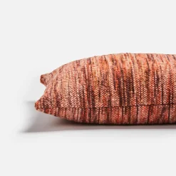 Bonnie & Neil Wool Marle Cushion 40x60cm RUST