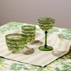 BONNIE & NIEL Watercolour Tumblers SET 2 GREEN