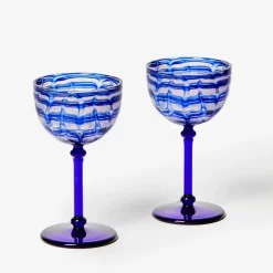BONNIE & NIELWatercolour Coupes SET 2 BLUE