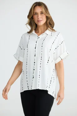 BRAVE & TRUE Alice Shirt BLURRED LINES