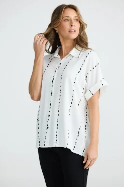 BRAVE & TRUE Alice Shirt BLURRED LINES