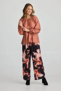 BRAVE & TRUE Carlisle Blouse TERRACOTTA