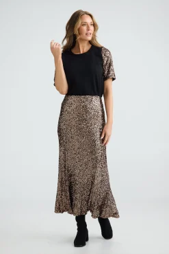 BRAVE & TRUE Ritz Skirt BRONZE