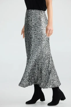 BRAVE & TRUE Ritz Skirt SILVER