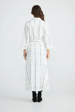 BRAVE & TRUE Rossellini Dress BLURRED LINES