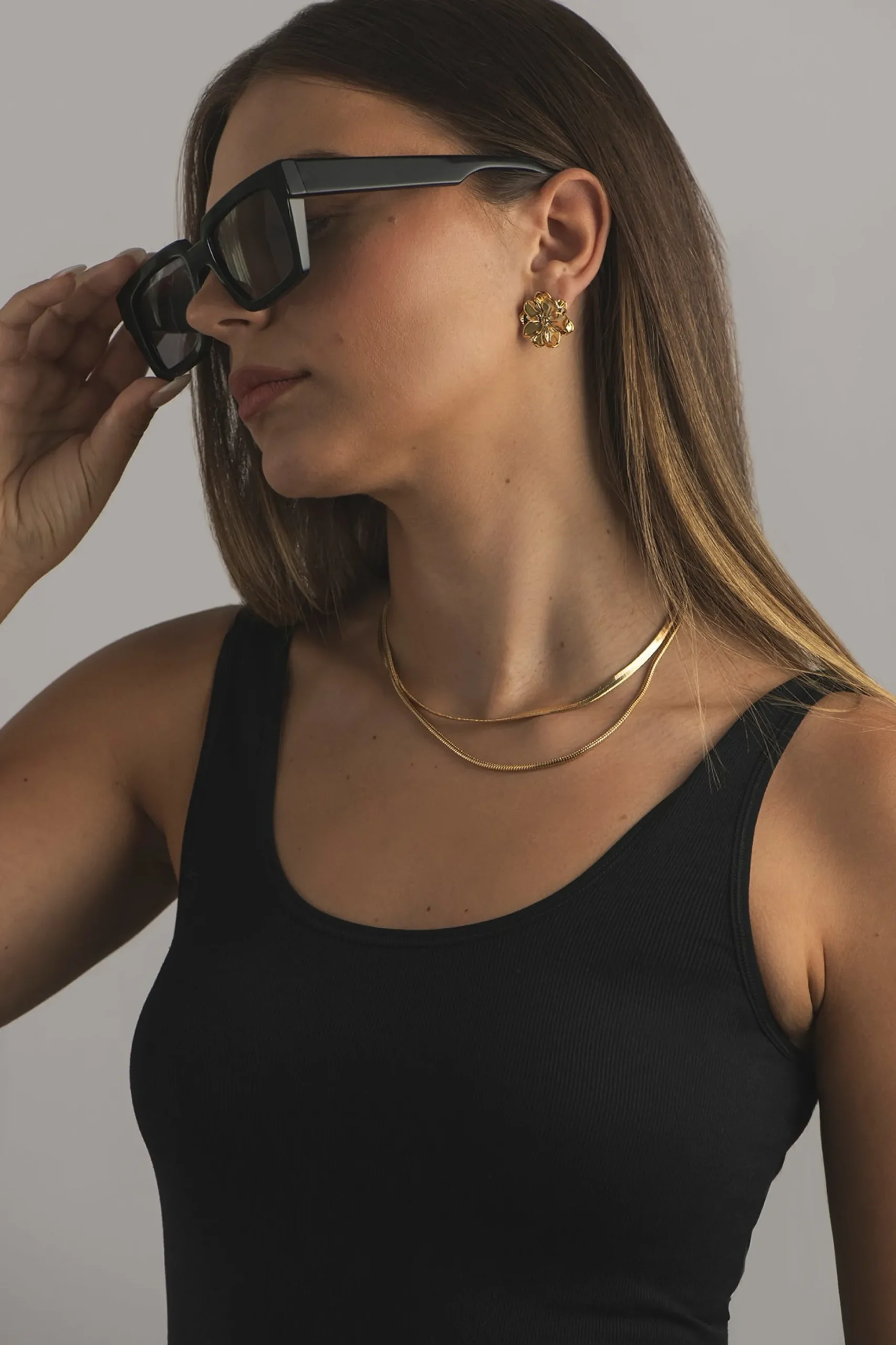 Camellia Earrings GOLD