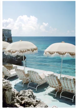 Cooper Black White Frame "BAHAMAS"