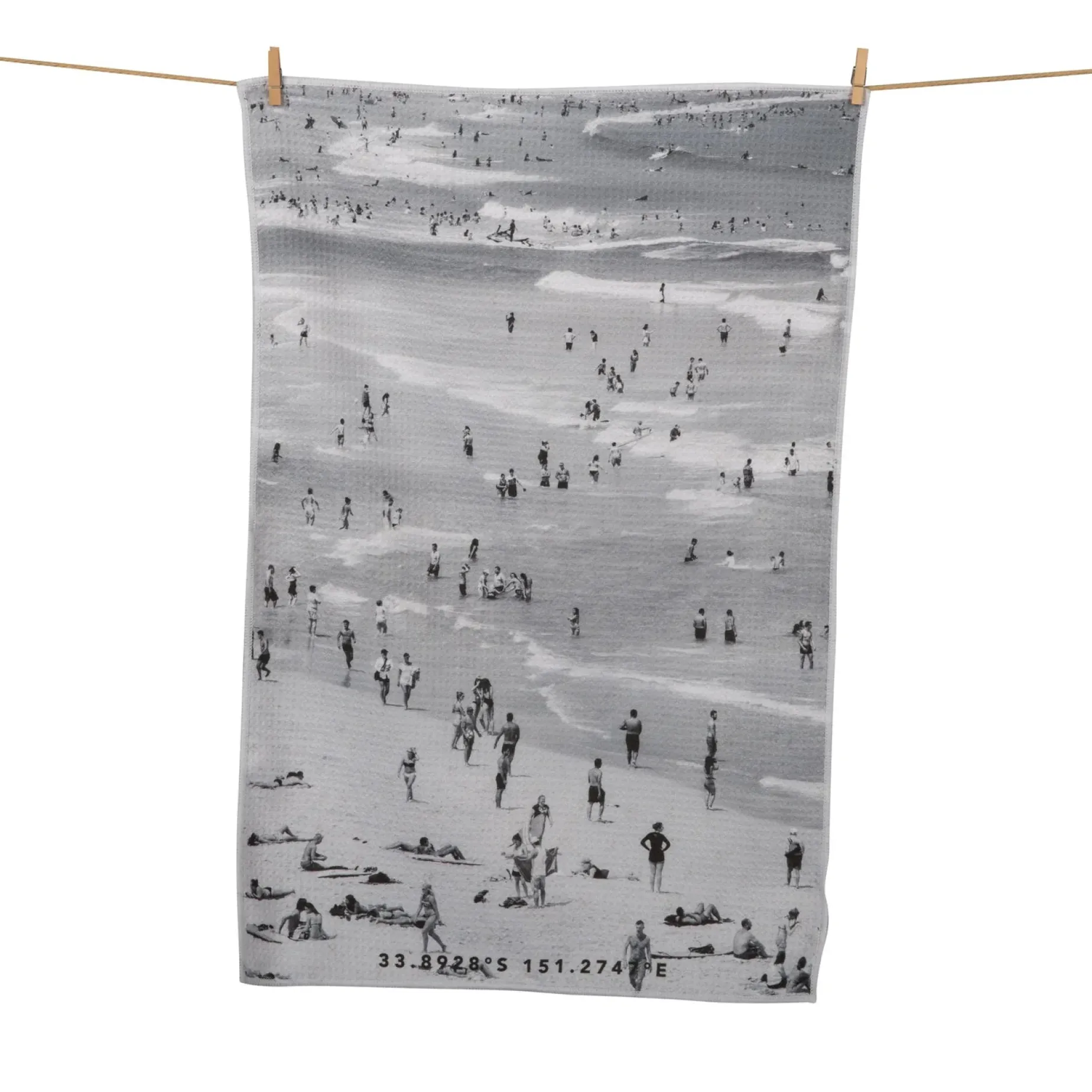 DESTINATION TOWELS Tea Towel BEACH SCENE