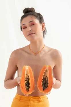 DUA Papaya Choker GOLD