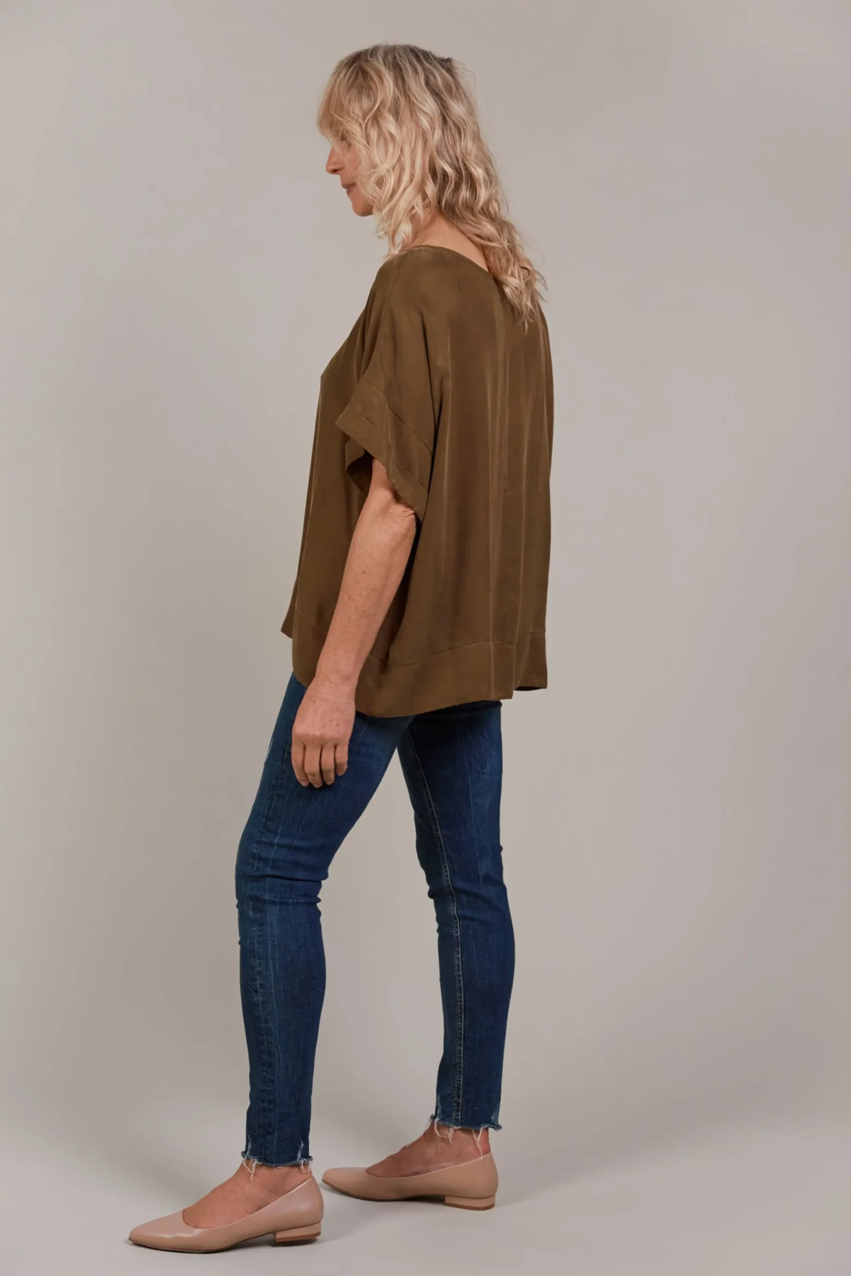 EB&IVE Eden Relaxed Top TOBACCO