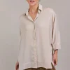 EB&IVE Elsie Relaxed Shirt ECRU