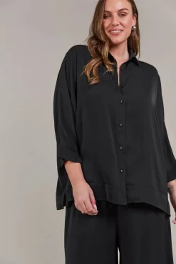 EB&IVE Elsie Relaxed Shirt BLACK
