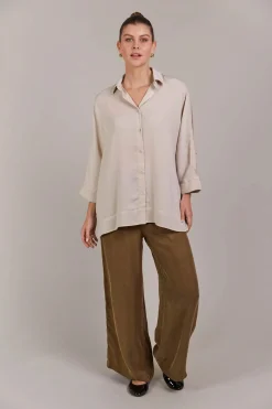 EB&IVE Elsie Relaxed Shirt ECRU