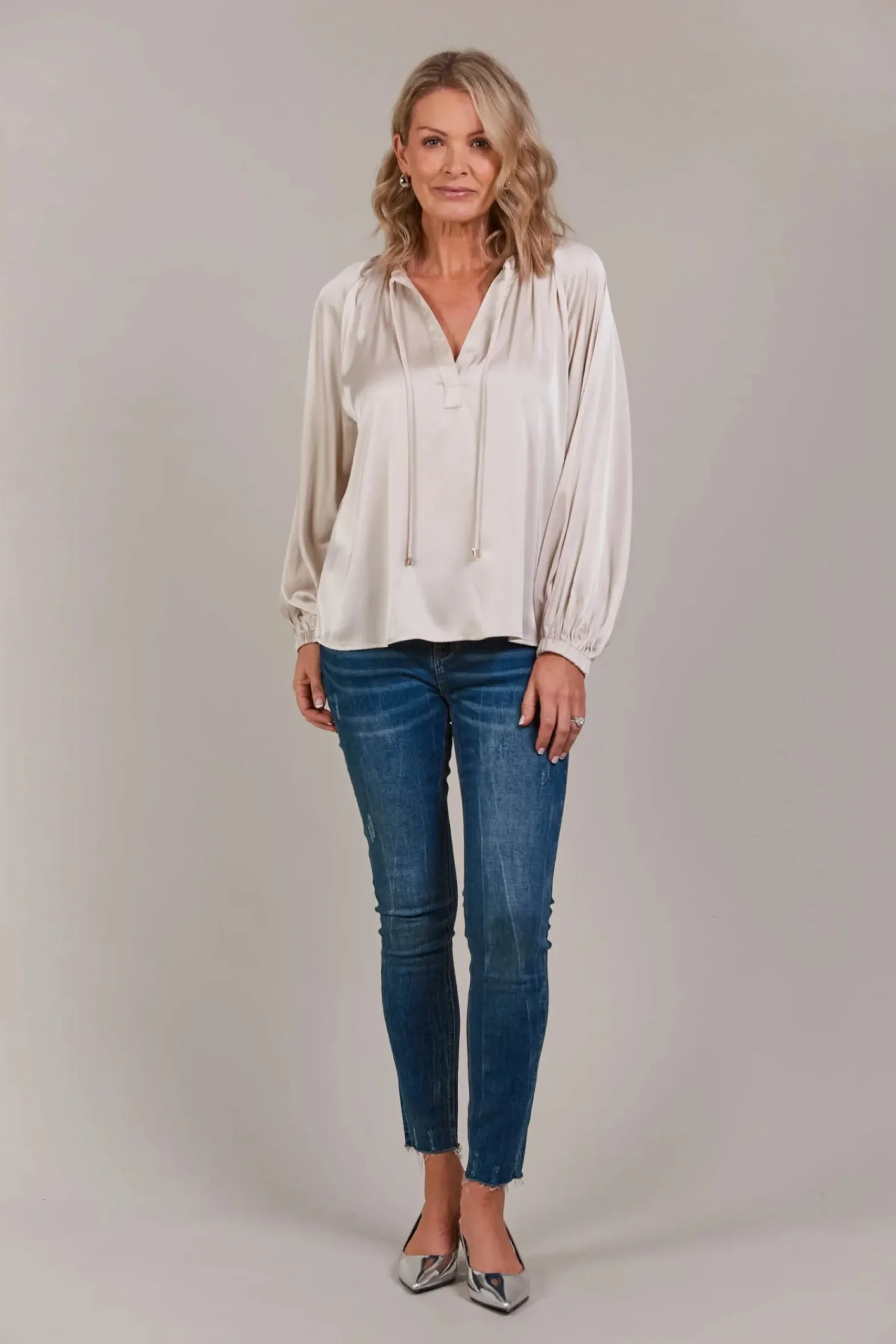 EB&IVE Ivy Blouse CLAY