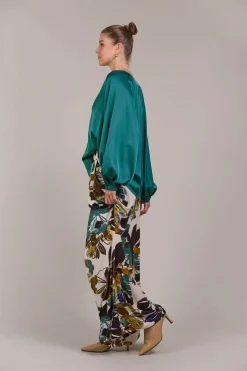 EB&IVE Ivy Blouse TEAL