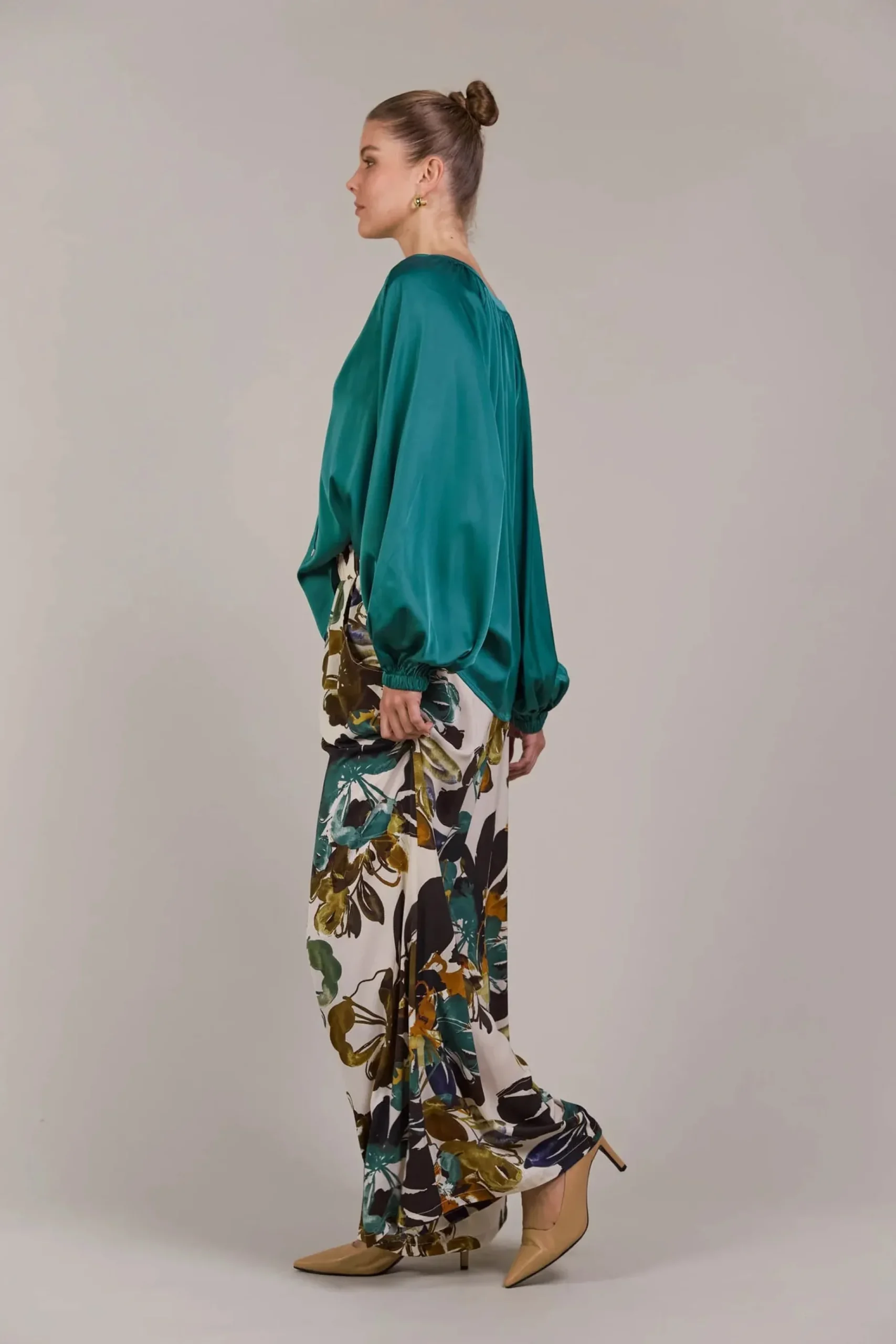 EB&IVE Ivy Blouse TEAL