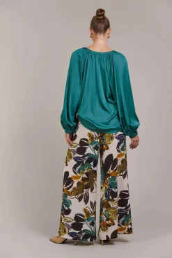 EB&IVE Ivy Blouse TEAL