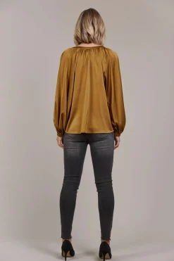 EB&IVE Ivy Blouse TOBACCO